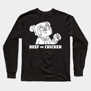 Beef or Chicken Long Sleeve T-Shirt